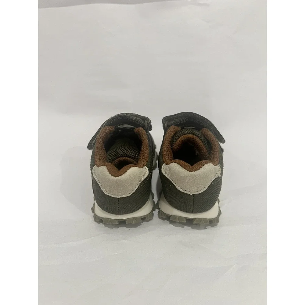 Simple Joys by Carter's Boy's Bailey Running Shoe, Army Green 4 Kid Toddler